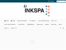 Tablet Screenshot of ink-spa.com